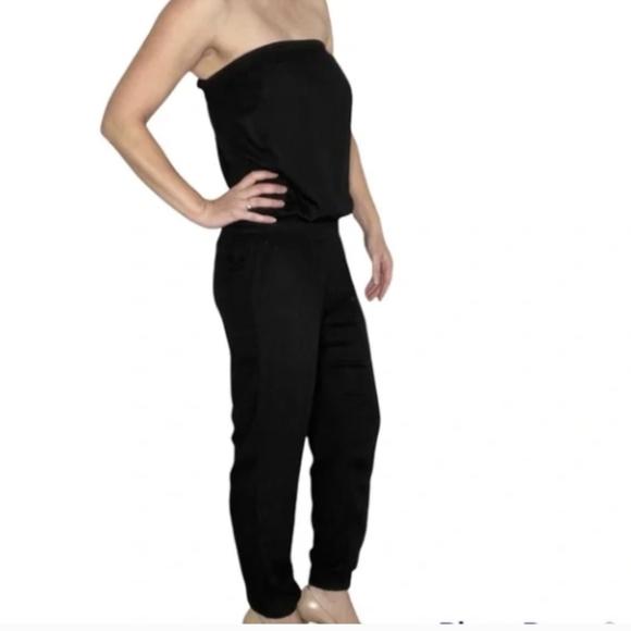 Aritzia Talula "Tabita" Black Strapless Jumpsuit - Picture 2 of 8